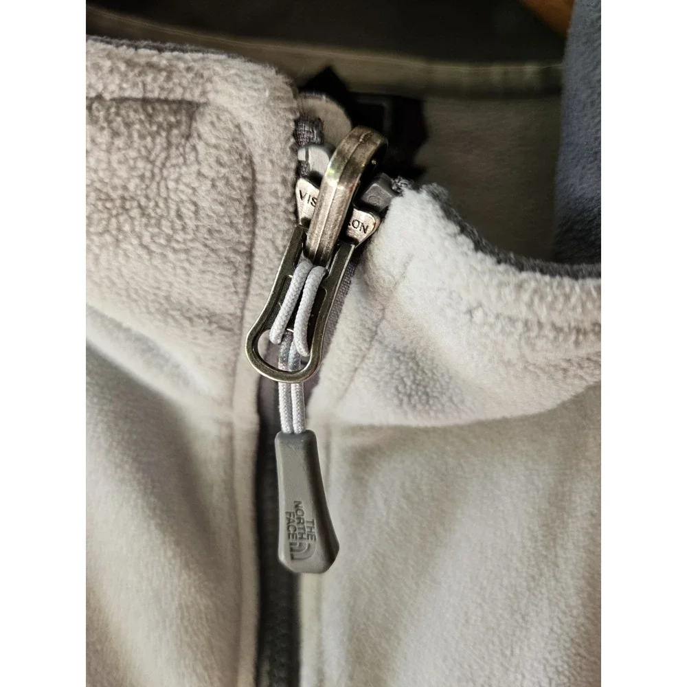 The North Face Polartec Fleece Jacket Men's Large Gray Full Zip Lightweight...